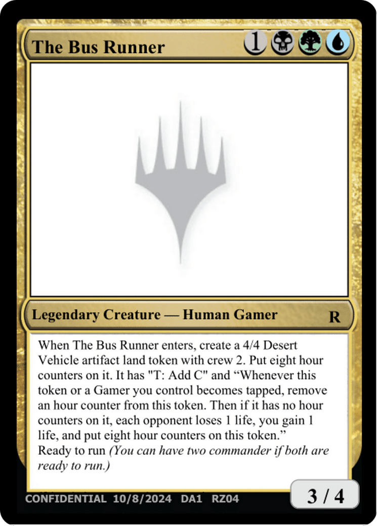 The Bus Runner [Unknown Event] MTG Single Magic: The Gathering  | Multizone: Comics And Games
