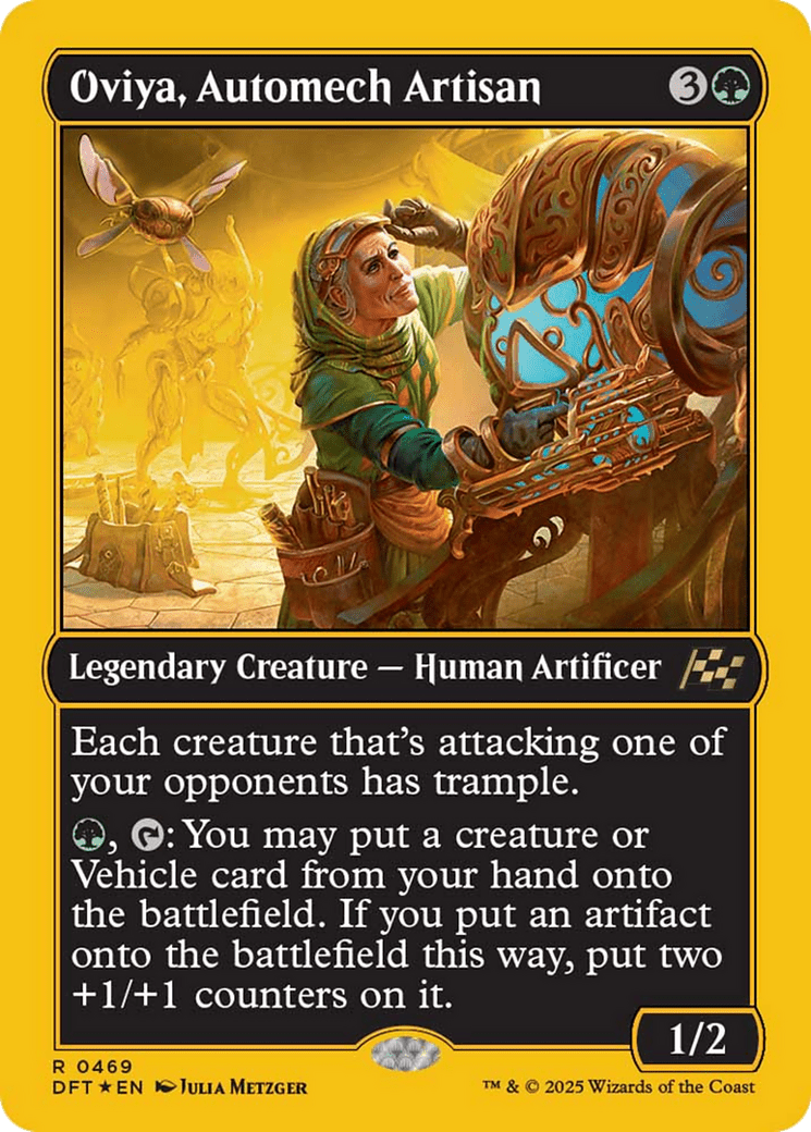 Oviya, Automech Artisan (First-Place Foil) [Aetherdrift] MTG Single Magic: The Gathering  | Multizone: Comics And Games