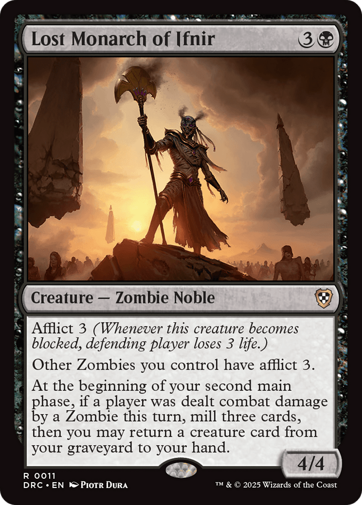 Lost Monarch of Ifnir [Aetherdrift Commander] MTG Single Magic: The Gathering  | Multizone: Comics And Games