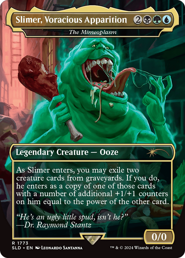 Slimer, Voracious Apparition - The Mimeoplasm [Secret Lair Drop Series] MTG Single Magic: The Gathering  | Multizone: Comics And Games
