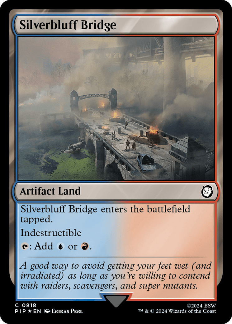 Silverbluff Bridge (Surge Foil) [Fallout] MTG Single Magic: The Gathering  | Multizone: Comics And Games