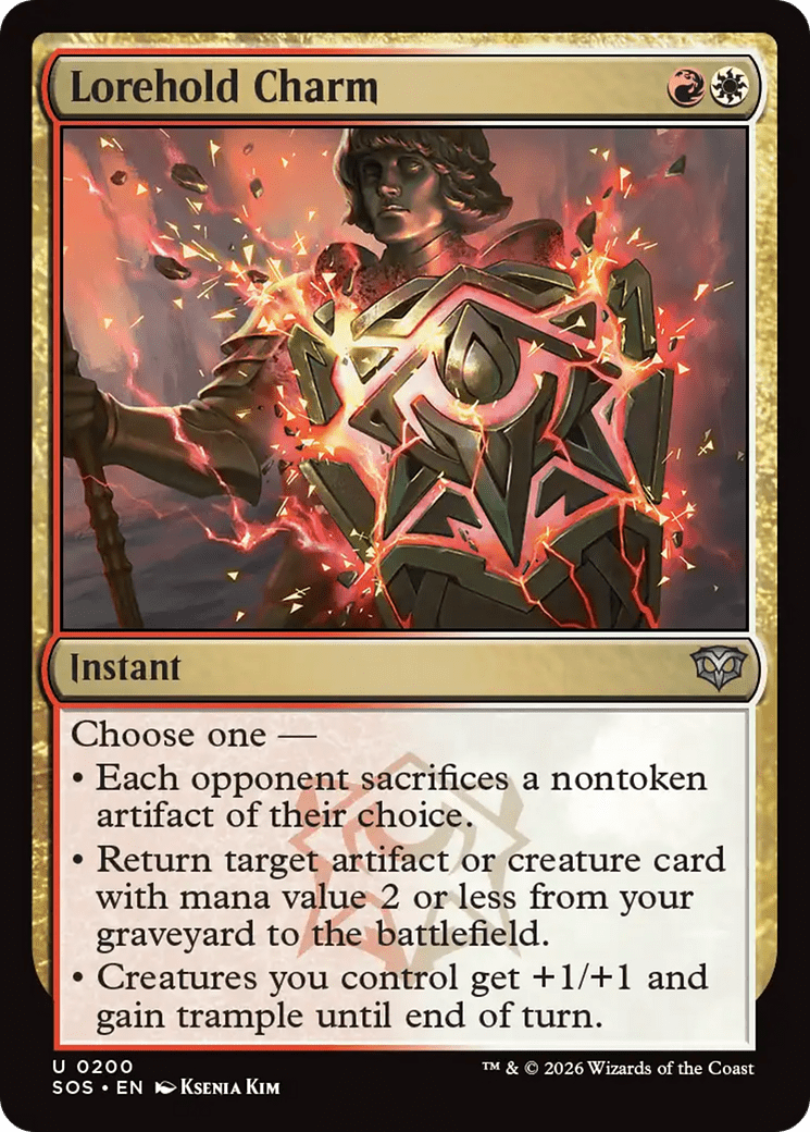 Lorehold Charm [Secrets of Strixhaven] MTG Single Magic: The Gathering  | Multizone: Comics And Games