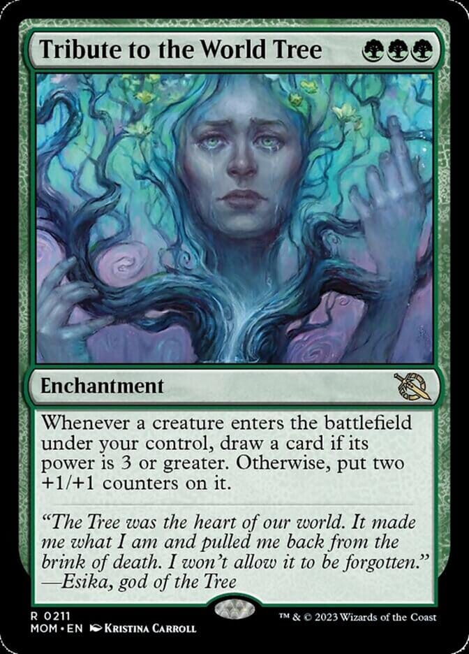 Tribute to the World Tree [March of the Machine] MTG Single Magic: The Gathering  | Multizone: Comics And Games