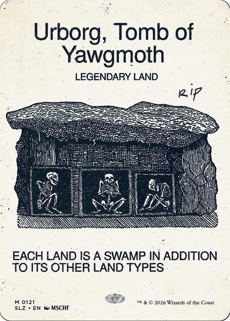 Urborg, Tomb of Yawgmoth (0121) [Secret Lair x MSCHF: The Zeta Set] MTG Single Magic: The Gathering  | Multizone: Comics And Games