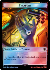 Dalek // Treasure (0062) Double-Sided Token (Surge Foil) [Doctor Who Tokens] MTG Single Magic: The Gathering  | Multizone: Comics And Games