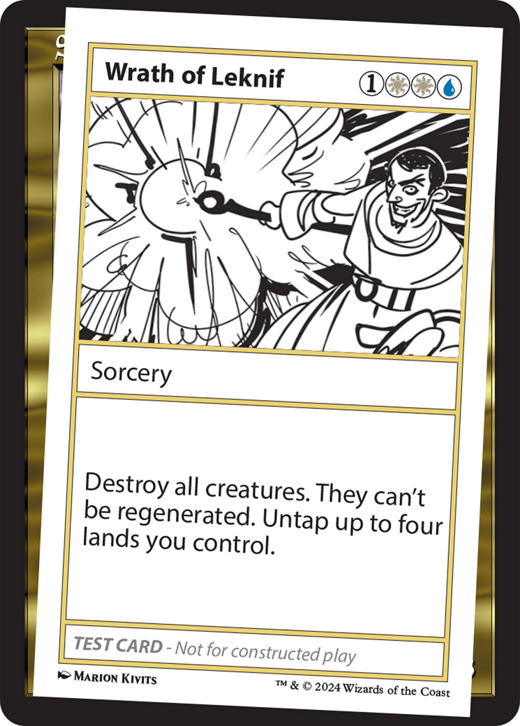 Wrath of Leknif [Mystery Booster 2 Playtest Cards] MTG Single Magic: The Gathering  | Multizone: Comics And Games