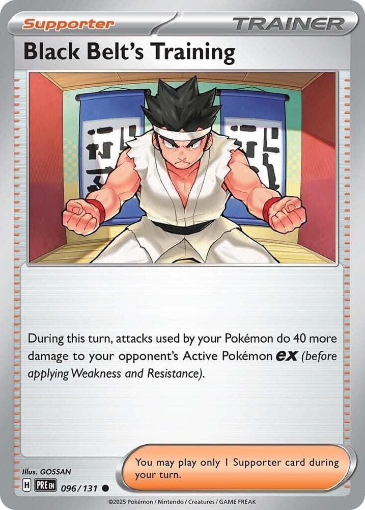 Black Belt's Training (096/131) [Scarlet & Violet: Prismatic Evolutions] Pokemon Single Pokémon  | Multizone: Comics And Games