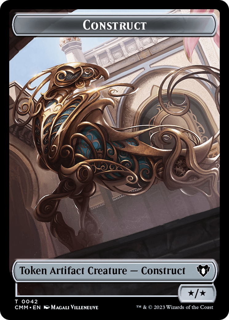 Construct Token (42) [Commander Masters Tokens] MTG Single Magic: The Gathering  | Multizone: Comics And Games