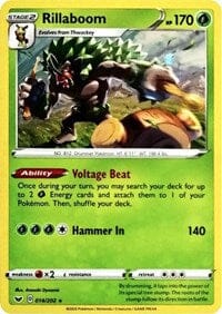Rillaboom (014/202) (Cosmos Holo) [Sword & Shield: Base Set] Pokemon Single Pokémon  | Multizone: Comics And Games