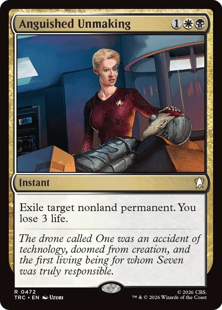 Anguished Unmaking [Star Trek Commander] MTG Single Magic: The Gathering  | Multizone: Comics And Games