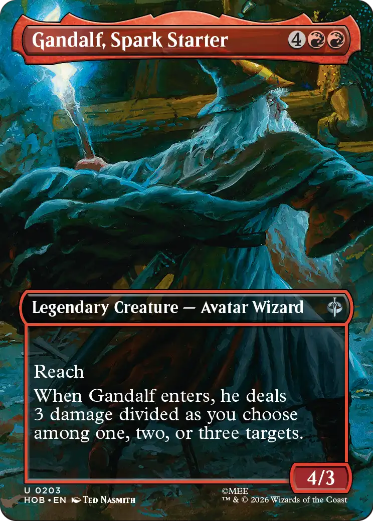 Gandalf, Spark Starter (Borderless) [The Hobbit] | Multizone: Comics And Games
