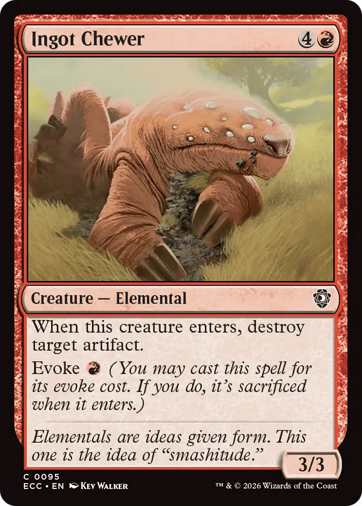 Ingot Chewer [Lorwyn Eclipsed Commander] MTG Single Magic: The Gathering  | Multizone: Comics And Games