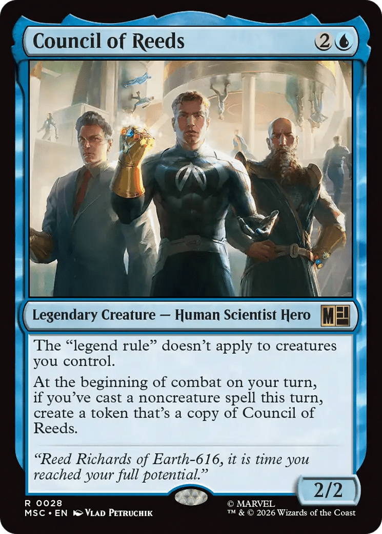 Council of Reeds [Marvel Super Heroes Commander] MTG Single Magic: The Gathering  | Multizone: Comics And Games