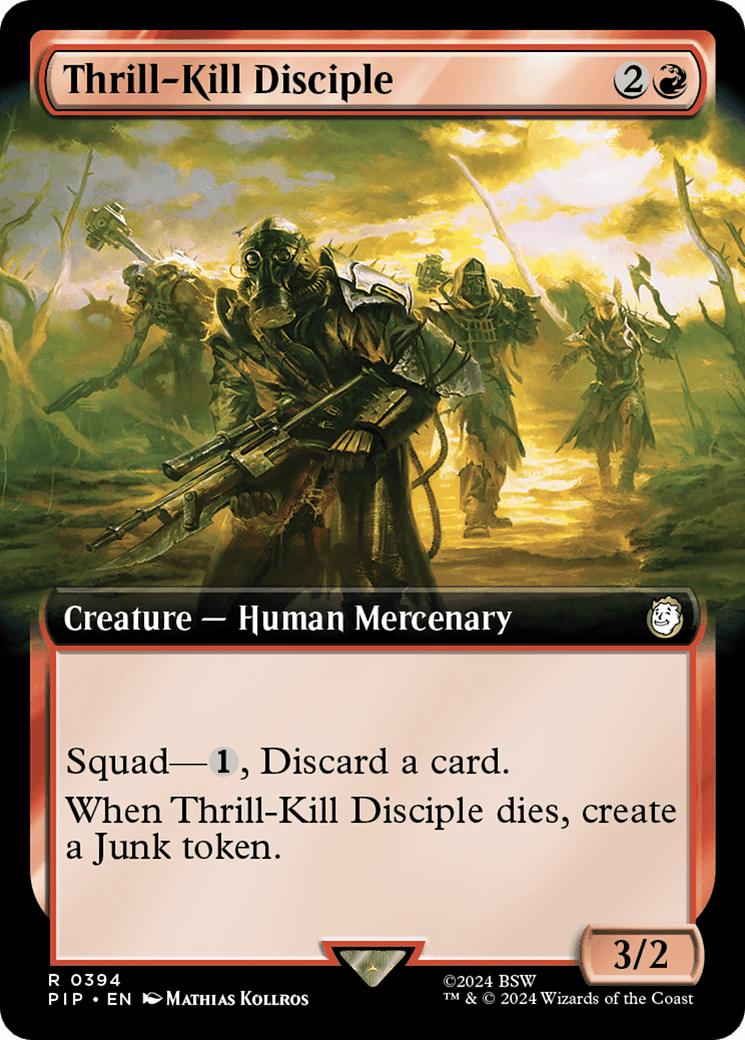 Thrill-Kill Disciple (Extended Art) [Fallout] MTG Single Magic: The Gathering  | Multizone: Comics And Games