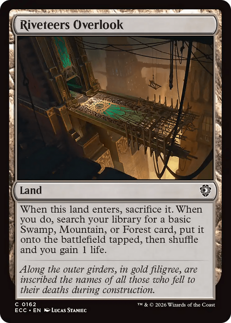 Riveteers Overlook [Lorwyn Eclipsed Commander] MTG Single Magic: The Gathering  | Multizone: Comics And Games