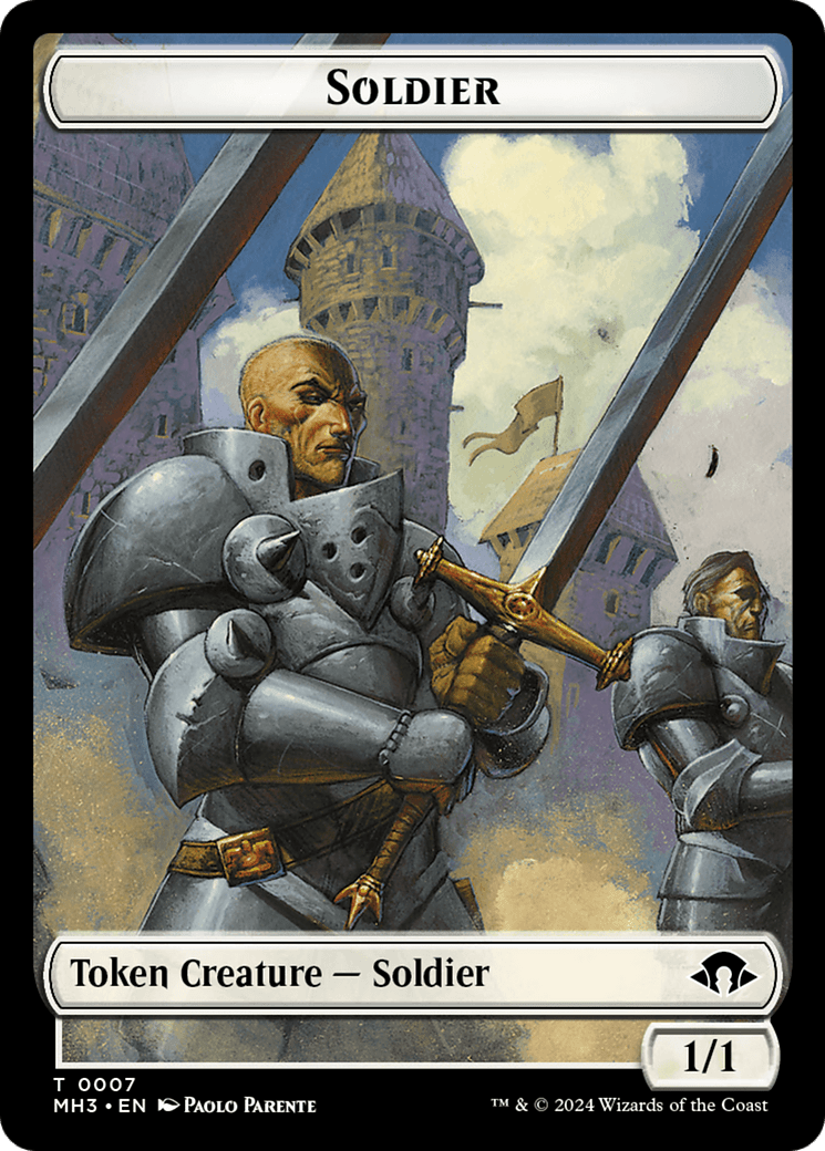 Phyrexian Germ // Soldier Double-Sided Token [Modern Horizons 3 Tokens] MTG Single Magic: The Gathering  | Multizone: Comics And Games