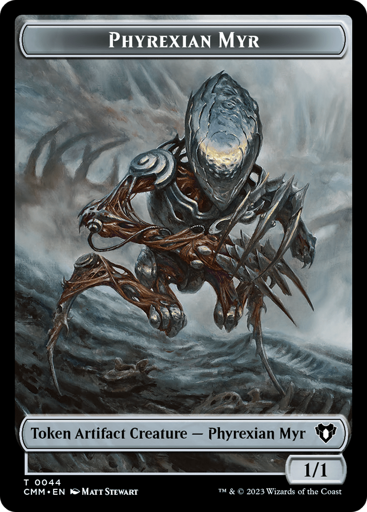 Phyrexian Myr Token [Commander Masters Tokens] MTG Single Magic: The Gathering  | Multizone: Comics And Games
