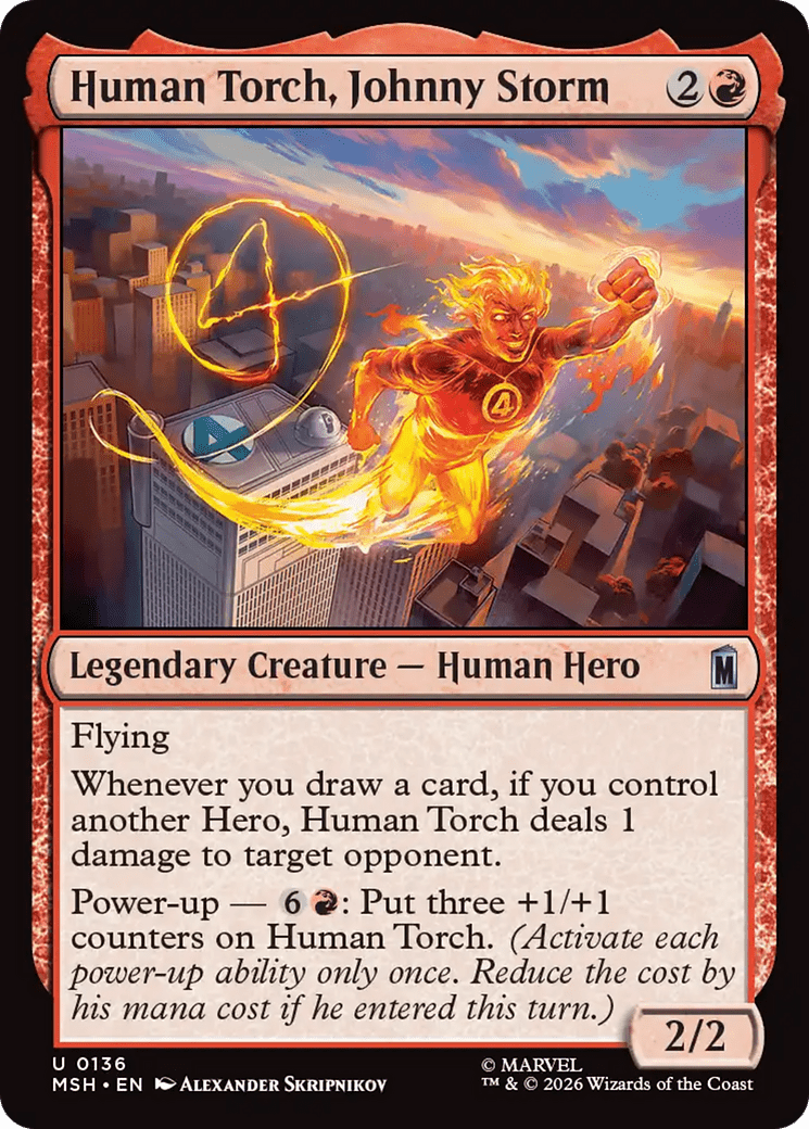 Human Torch, Johnny Storm [Marvel Super Heroes] | Multizone: Comics And Games