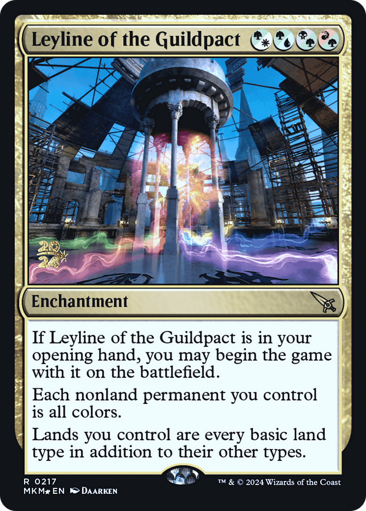 Leyline of the Guildpact [Murders at Karlov Manor Prerelease Promos] MTG Single Magic: The Gathering  | Multizone: Comics And Games