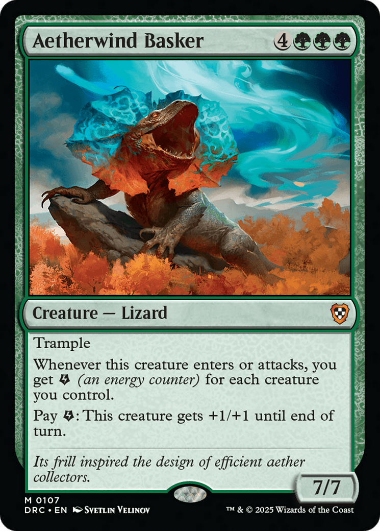 Aetherwind Basker [Aetherdrift Commander] MTG Single Magic: The Gathering  | Multizone: Comics And Games