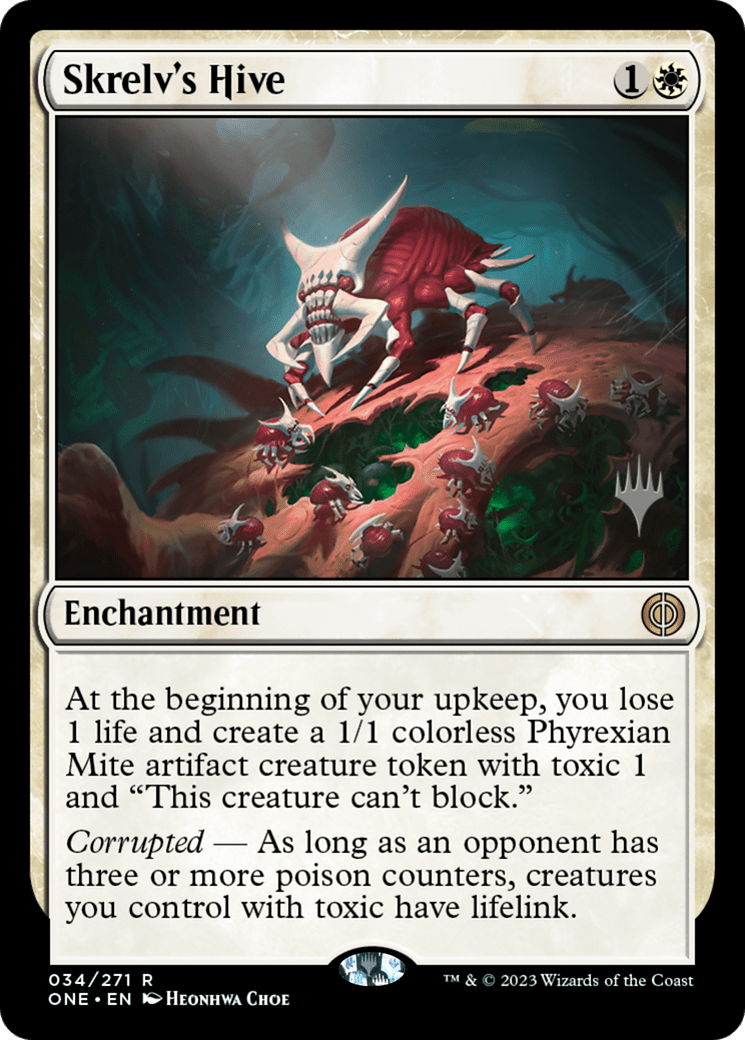 Skrelv's Hive (Promo Pack) [Phyrexia: All Will Be One Promos] MTG Single Magic: The Gathering  | Multizone: Comics And Games