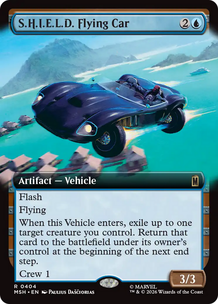 S.H.I.E.L.D. Flying Car (Extended Art) [Marvel Super Heroes] | Multizone: Comics And Games