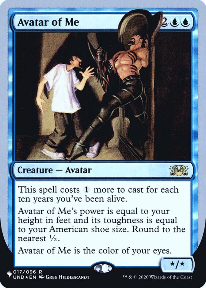Avatar of Me (Unfinity Foil Edition) [The List] MTG Single Magic: The Gathering  | Multizone: Comics And Games