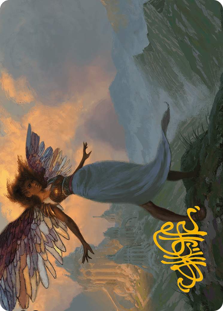 Glasswing Grace Art Card (Gold-Stamped Signature) [Modern Horizons 3 Art Series] MTG Single Magic: The Gathering  | Multizone: Comics And Games