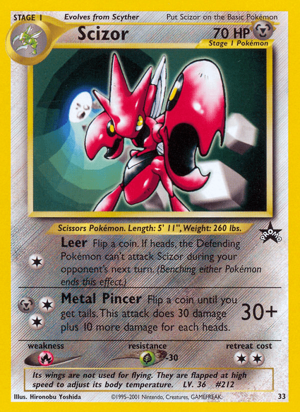 Scizor (33) [Wizards of the Coast: Black Star Promos] Pokemon Single Pokémon  | Multizone: Comics And Games