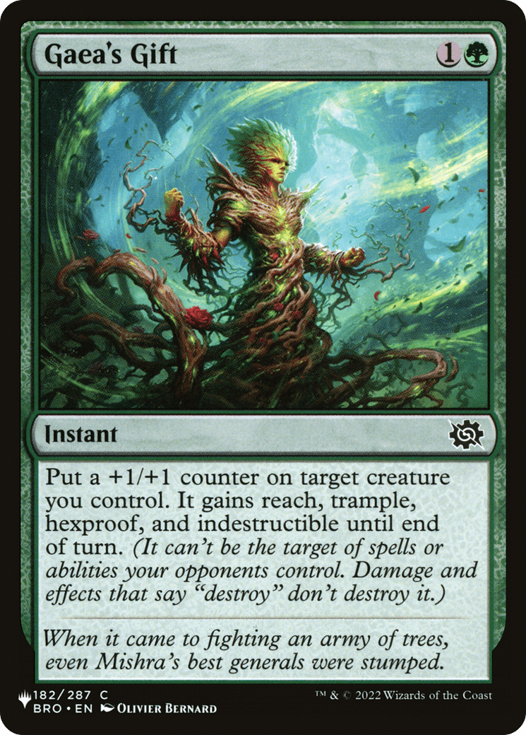 Gaea's Gift [The List] MTG Single Magic: The Gathering  | Multizone: Comics And Games