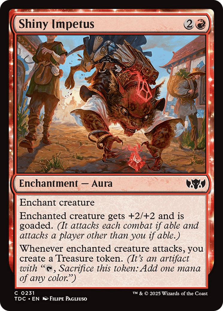 Shiny Impetus [Tarkir: Dragonstorm Commander] MTG Single Magic: The Gathering  | Multizone: Comics And Games
