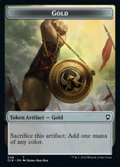 Gold // Dragon Double-Sided Token [Commander Legends: Battle for Baldur's Gate Tokens] MTG Single Magic: The Gathering  | Multizone: Comics And Games