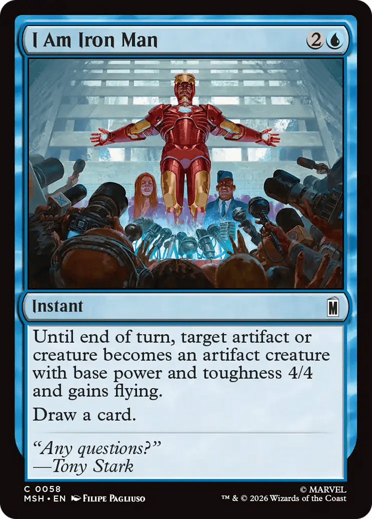 I Am Iron Man [Marvel Super Heroes] MTG Single Magic: The Gathering  | Multizone: Comics And Games