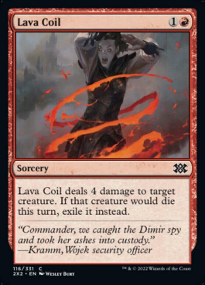 Lava Coil [Double Masters 2022] MTG Single Magic: The Gathering  | Multizone: Comics And Games
