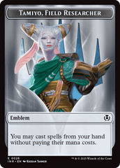 Human Soldier (0020) // Emblem - Tamiyo, Field Researcher Double-Sided Token [Innistrad Remastered Tokens] MTG Single Magic: The Gathering  | Multizone: Comics And Games