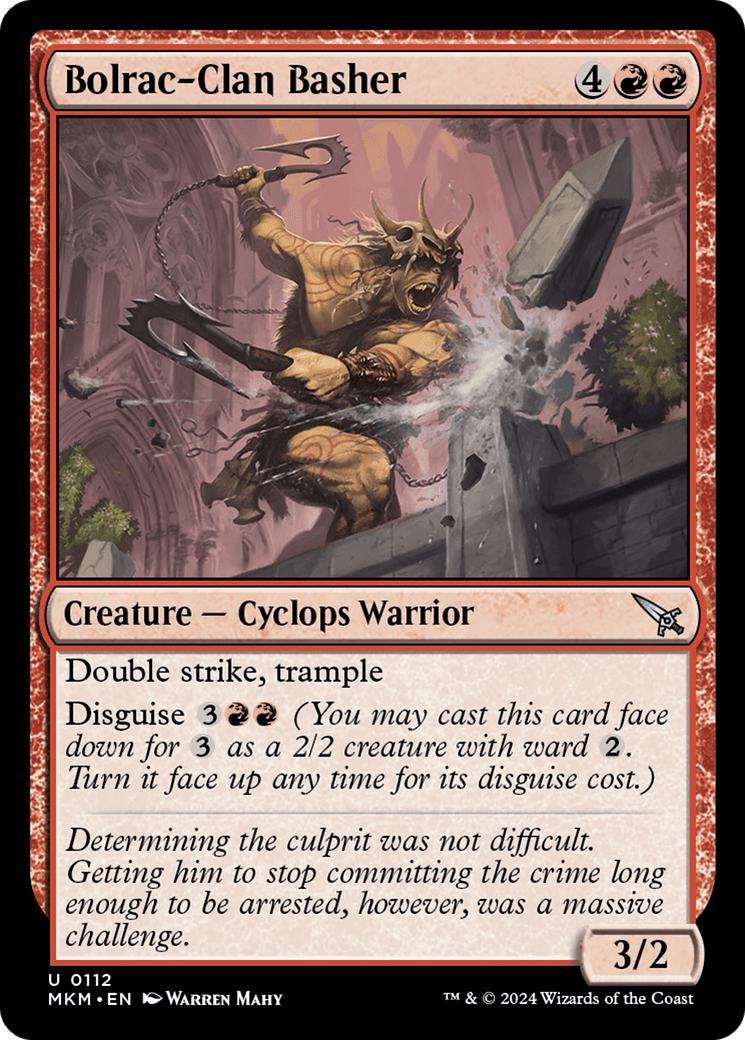 Bolrac-Clan Basher [Murders at Karlov Manor] MTG Single Magic: The Gathering  | Multizone: Comics And Games