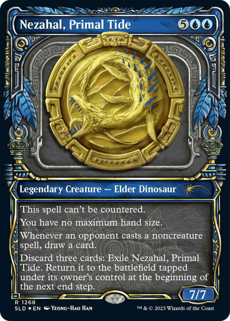 Nezahal, Primal Tide (Halo Foil) [Secret Lair Drop Series] MTG Single Magic: The Gathering  | Multizone: Comics And Games
