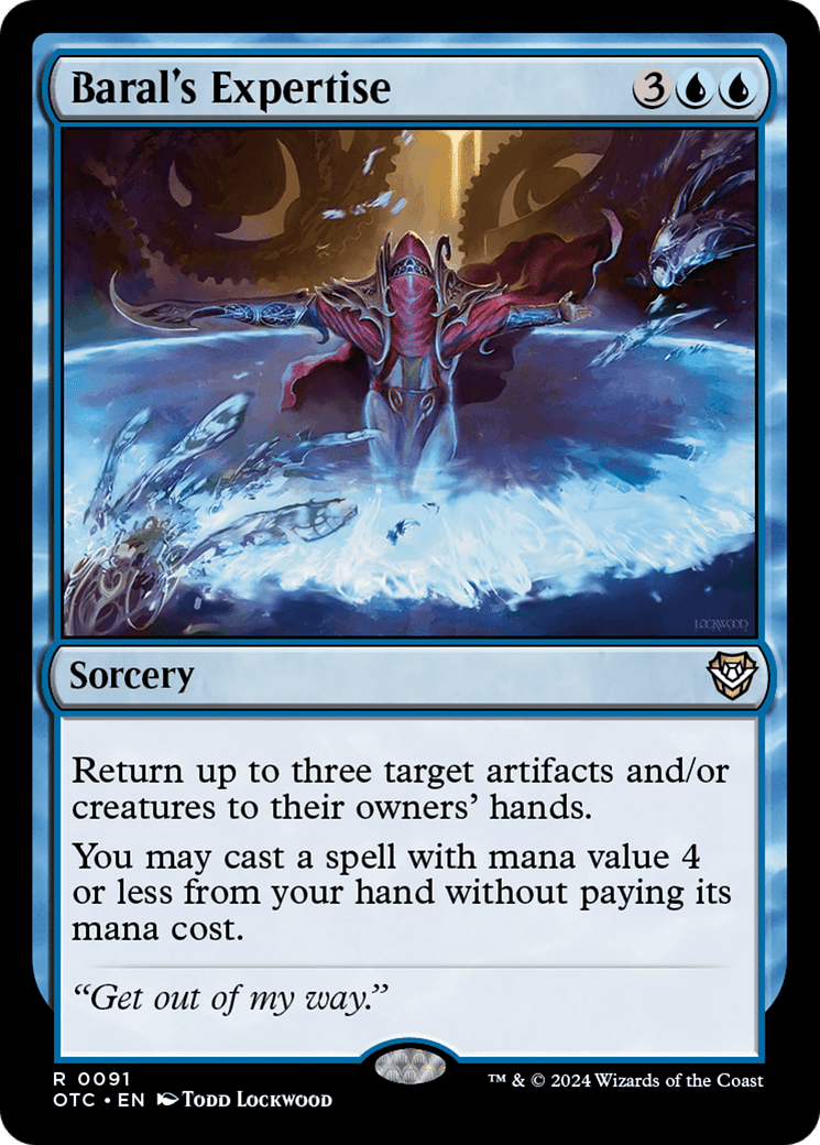 Baral's Expertise [Outlaws of Thunder Junction Commander] MTG Single Magic: The Gathering  | Multizone: Comics And Games