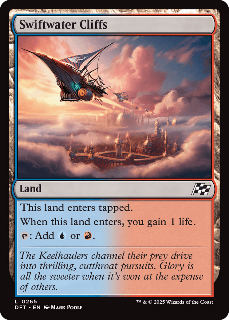 Swiftwater Cliffs [Aetherdrift] MTG Single Magic: The Gathering  | Multizone: Comics And Games