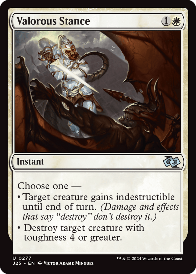 Valorous Stance [Foundations Jumpstart] MTG Single Magic: The Gathering  | Multizone: Comics And Games