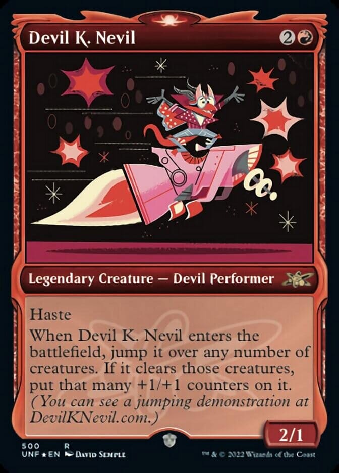 Devil K. Nevil (Showcase) (Galaxy Foil) [Unfinity] | Multizone: Comics And Games