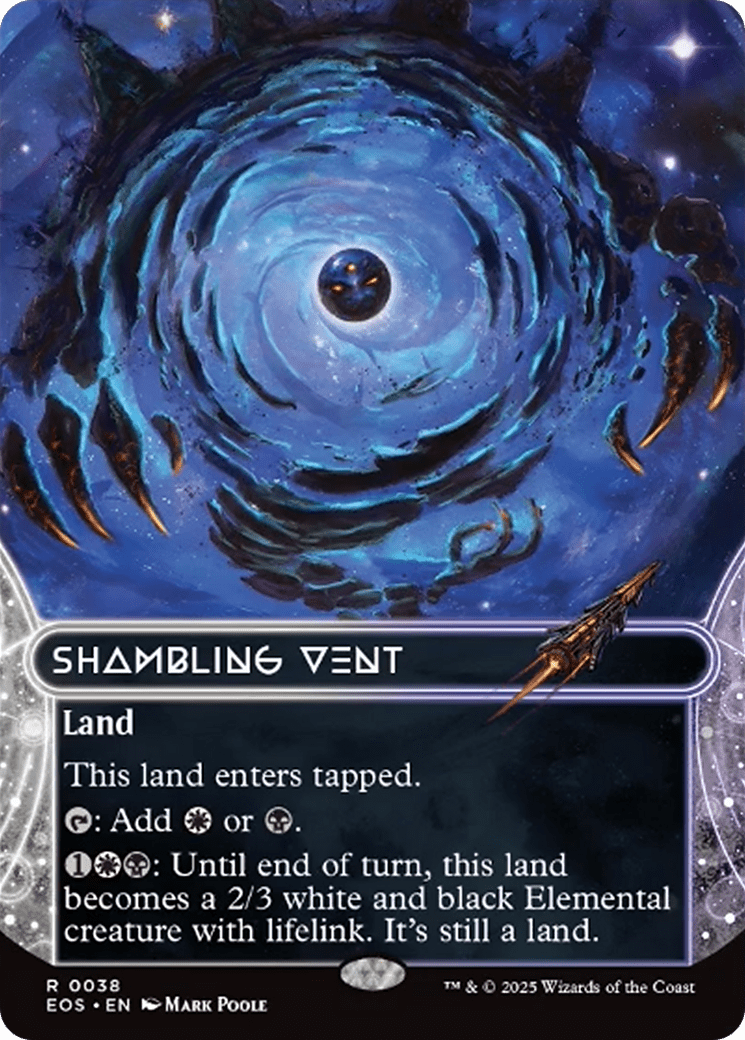 Shambling Vent (0038) (Borderless) [Edge of Eternities: Stellar Sights] MTG Single Magic: The Gathering  | Multizone: Comics And Games