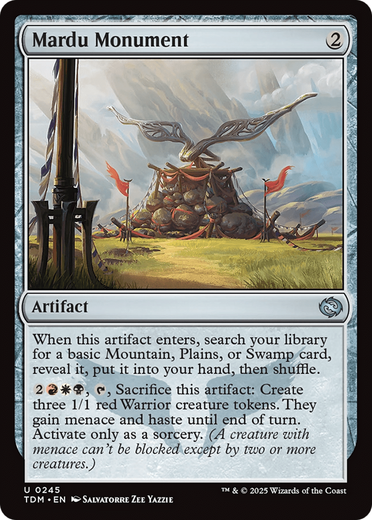 Mardu Monument [Tarkir: Dragonstorm] MTG Single Magic: The Gathering  | Multizone: Comics And Games