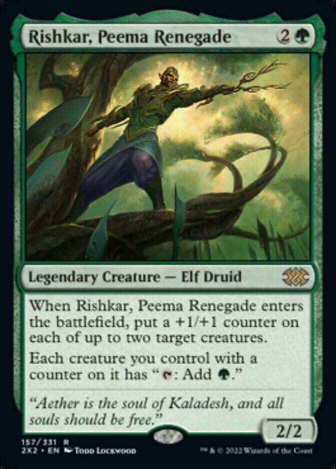 Rishkar, Peema Renegade [Double Masters 2022] MTG Single Magic: The Gathering  | Multizone: Comics And Games