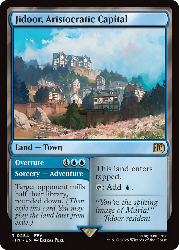 Jidoor, Aristocratic Capital // Overture [FINAL FANTASY] MTG Single Magic: The Gathering  | Multizone: Comics And Games