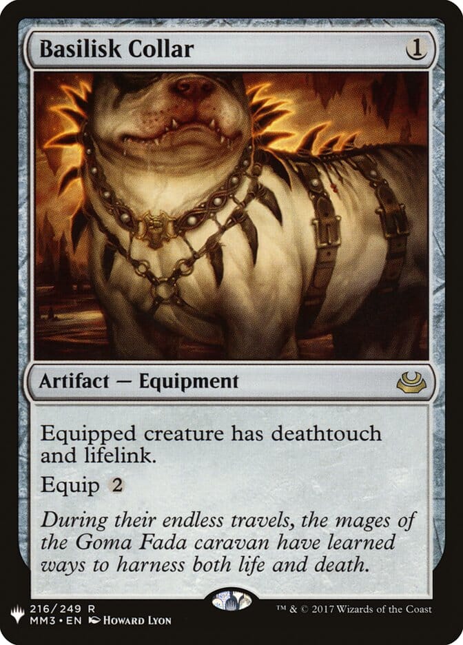 Basilisk Collar [Mystery Booster] MTG Single Magic: The Gathering  | Multizone: Comics And Games