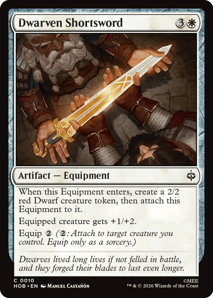 Dwarven Shortsword [The Hobbit] MTG Single Magic: The Gathering  | Multizone: Comics And Games