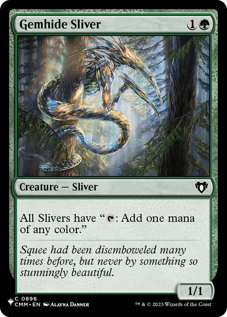 Gemhide Sliver (CMM) [The List] MTG Single Magic: The Gathering  | Multizone: Comics And Games
