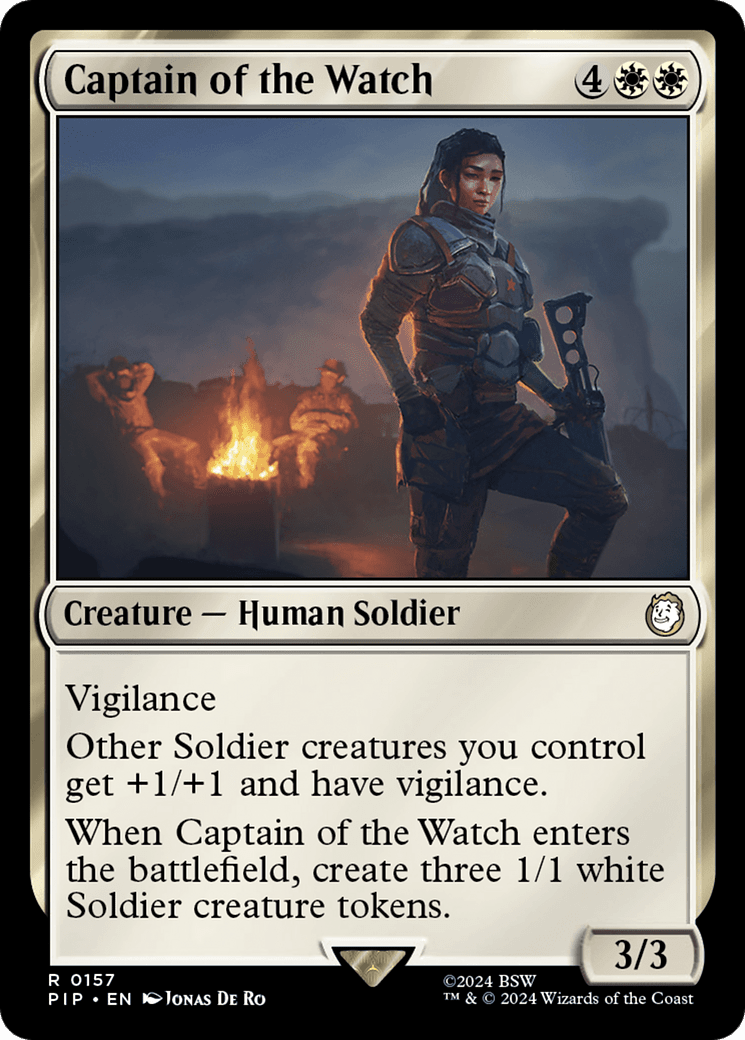 Captain of the Watch [Fallout] MTG Single Magic: The Gathering  | Multizone: Comics And Games