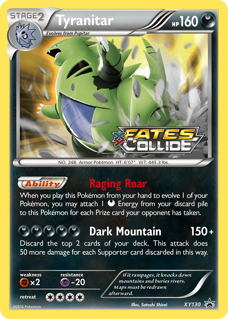Tyranitar (XY130) [XY: Black Star Promos] Pokemon Single Pokémon  | Multizone: Comics And Games